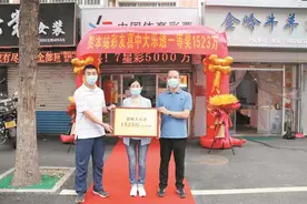 淄博体彩站中出大乐透一等奖1523万图片