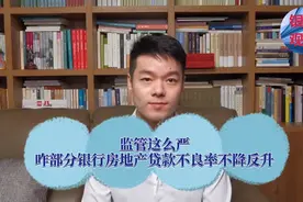 监管这么严 部分银行房地产贷款不良率咋不降反升？视频封面