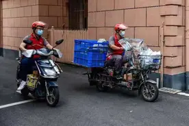 拜个工人当师傅｜“拼”出来的速度，记者体验一线快递员的艰辛图片