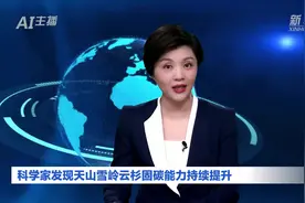 AI合成主播｜科学家发现天山雪岭云杉固碳能力持续提升视频封面
