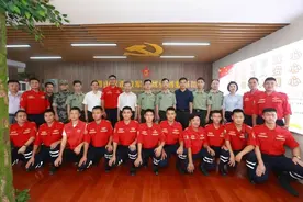 合肥警备区司令员王洪元来蜀山区调研退役军人就业创业工作图片