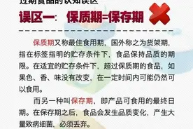 保质期=保存期？关于过期食物，你需要了解这些→图片