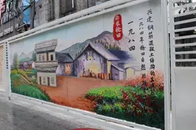 特色手绘围挡，赋予福海街道社区文化新生机图片