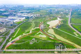 一幅自然山水画，铺展九峰龙泉间，光谷生态大走廊一期和综保区段建成图片