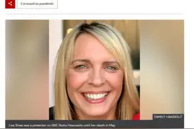 BBC女主持接种新冠疫苗后死亡，法医证实死于极罕见疫苗并发症图片