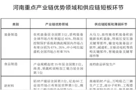 河南制造业产业链供应链发展特征图片