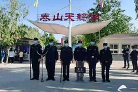 泰安夏张派出所助力打造天鹅湖景区“舒心旅行、平安相伴”旅游品牌图片