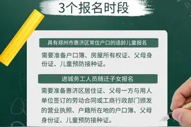 郑州惠济区小学入学政策发布！9月2日开始线上报名图片