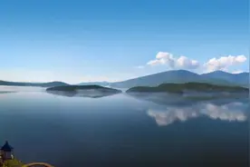 探秘我国最大的火山堰塞湖图片