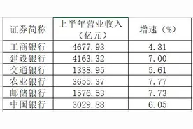 日赚35亿！国有六大行上半年成绩单出炉，工商银行又霸榜图片