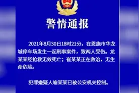 恩施警方通报“知名企业家被股东驾车撞伤致死”：刑事案件视频封面
