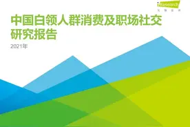 2021年中国白领人群消费及职场社交研究报告图片