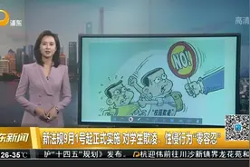 新法规9月1号起正式实施 对学生欺凌、性侵行为“零容忍”视频封面
