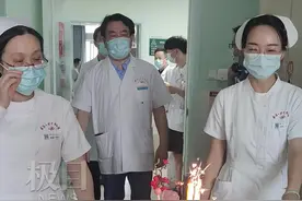 本想着来武汉碰运气，没想到运气真的来了，四川婆婆在汉换肝成功喜庆重生图片