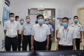 蓝天立调研物流体系建设和疫情防控工作图片