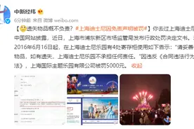 点评｜迪士尼被罚，“概不负责”岂能随意免责图片
