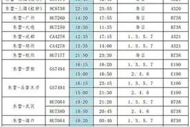 东营机场航班恢复正常运营！附航班时刻表图片