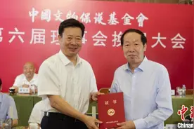 刘玉珠当选中国文物保护基金会第六届理事会理事长图片