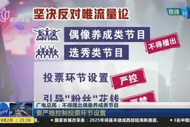 广电总局：不得播出偶像养成类节目——要严格控制投票环节设置视频封面