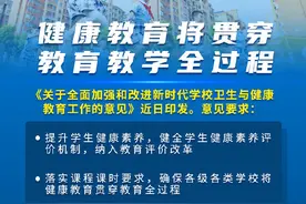 教育部：健康教育将贯穿教育教学全过程图片