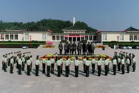 追忆先辈峥嵘岁月——武警山西总队长治支队开展纪念中国人民抗日战争暨世界反法西斯战争胜利76周年主题实践活动侧记图片