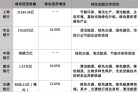 六大行绿色金融哪家强？上半年这四家银行绿色信贷破万亿图片