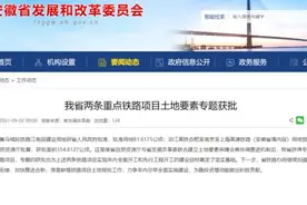 获批！安徽这两条铁路有新消息图片