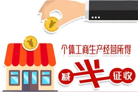 一招教你个体工商户生产经营所得减半征收填写方式图片