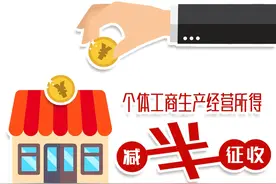一招教你个体工商户生产经营所得减半征收填写方式图片
