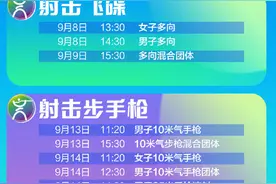 转存！全运会决赛日历来了图片