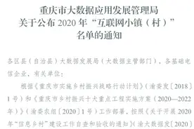石柱3个乡镇、19个村（社区）获市“互联网小镇（村）”命名图片