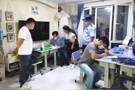北京一小区内私自办校外培训班被查处图片