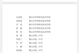 禅城这些学校和老师受嘉许！有你孩子的老师吗？图片