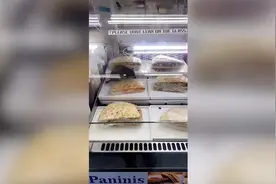 纽约一家食品店里老鼠在三明治上乱窜 网友调侃：那是厨师图片