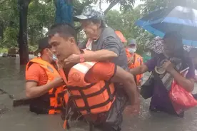 台风“康森”导致菲律宾超10万人受灾 死亡人数上升至14人图片
