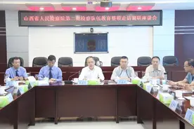 山西省人民检察院到我院开展第二批政法队伍教育整顿走访调研座谈会图片