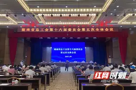 湖南省总工会第十六届委员会第五次全体会议召开图片