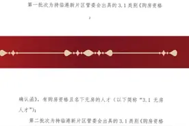 临港一新盘认购规则出现微调！摇号选房分四批，持3.1人才证者细分有房和无房图片