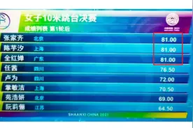 刚刚，全红婵陈芋汐张家齐同台比赛结束！开头就没想到...图片