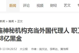 港媒：一直靠境外势力豢养，职工盟26年来收1.18亿黑金图片