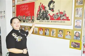 迷上红色收藏，漯河女子家里宛若展览馆图片
