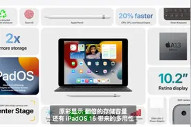 「苹果」2499起 最便宜iPad9发布 10.2英寸屏+A13芯片图片