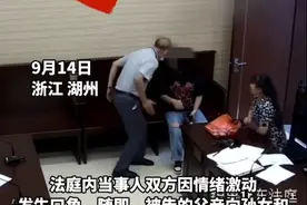 爷爷法庭内掌掴孙女和儿媳，被罚款500元写下悔过书：今天我太生气了图片