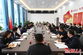 张永霞王国先调研天水军民合用机场迁建工程图片