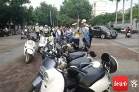 临高交警：未满16周岁未成年人骑行电动车，一律扣车图片