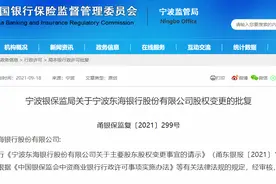 宁波东海银行重组股东：国资接盘、宁波银行参股图片