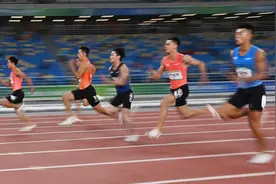 全运会田径：苏炳添10秒06顺利晋级男子100米决赛图片
