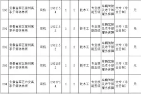 32人！安徽省军区公开招考专业技能岗位文职人员图片