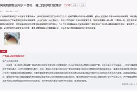 急难愁盼 | 广州碧桂园凤凰城饮水管网被曝使用镀锌管图片