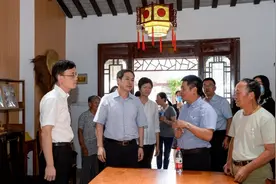 杭迎伟调研乡村振兴示范村、祝桥养护院、第九人民医院祝桥院区项目建设图片